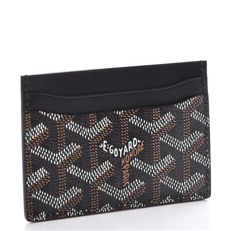 goyard cardholder black|goyard card holder men.